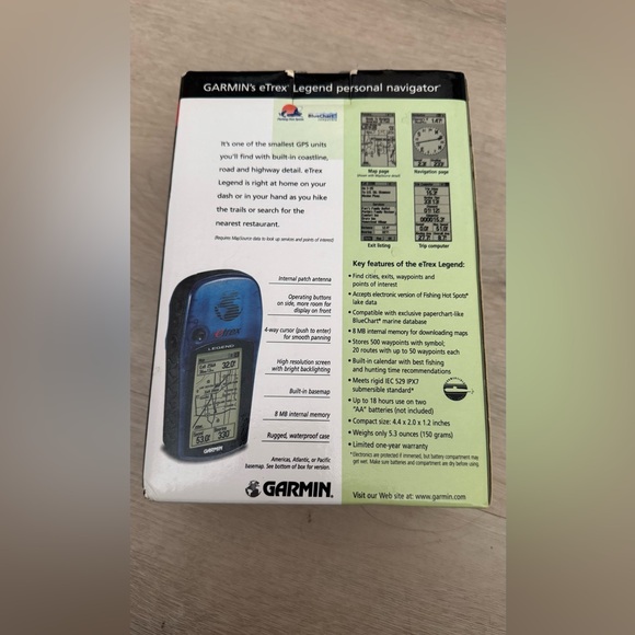 Garmin Etrex Legend, brand new! Small GPS unit. Great gift for hikers. - Picture 2 of 4